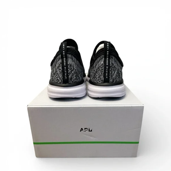 APL TechLoom Phantom Running Shoes - Men’s Size 8 - Black/White Melange NIB NEW